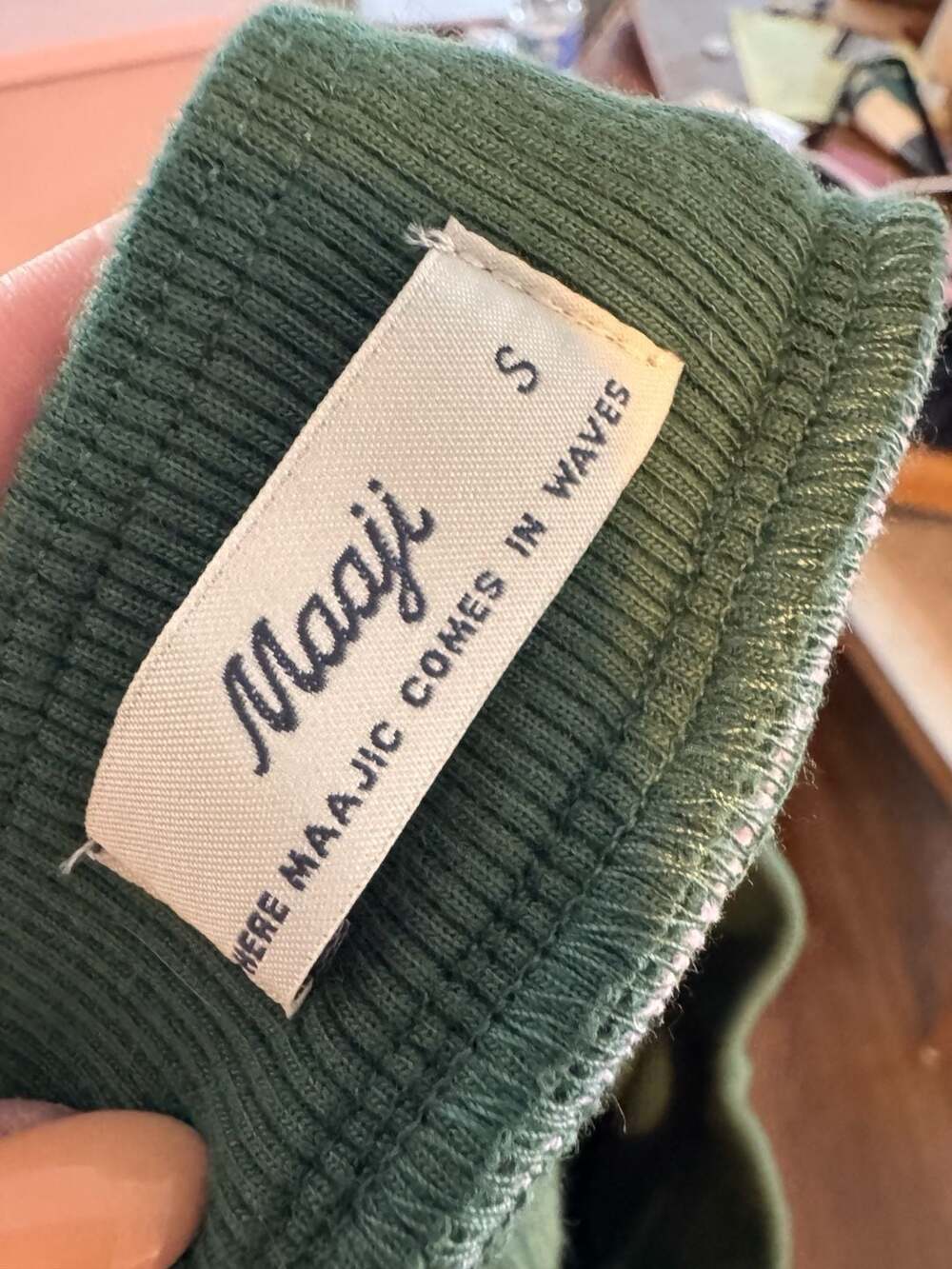 Maaji Shamrock Chunky Short Green NEW - Picture 6 of 8
